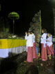 During Purification at Tirta Empul Temple